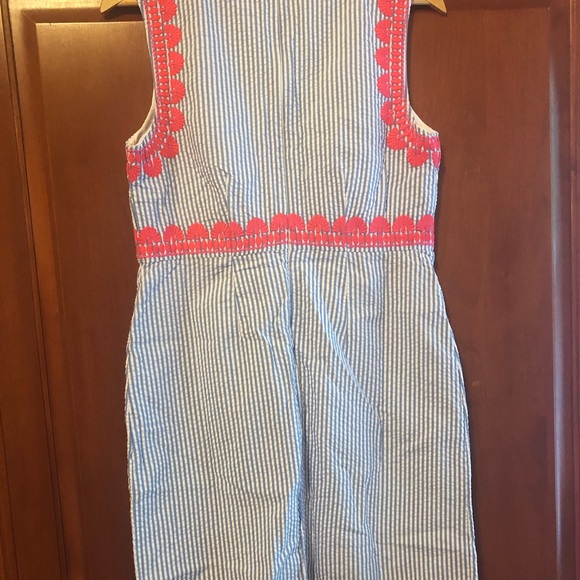 Vineyard Vines Seersucker Trim Dress Size 4 NWT - Picture 7 of 7